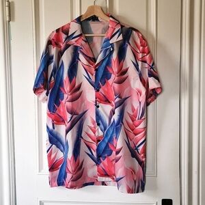 ROMWE fun tropical print women's shirt. Size XXL EUC